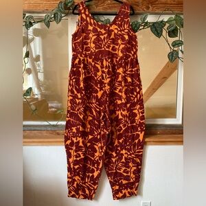 Lucy & Yak Organic Cotton Dungaree Jumpsuit NWT